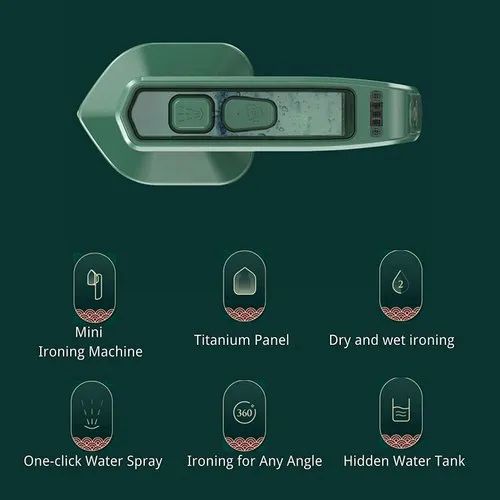 Professional Micro Steam Iron Portable Ironing Machine Garment Steamer