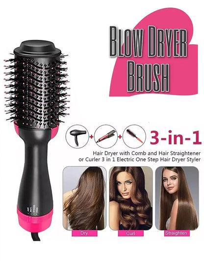 One Step Hair Dryer and Styler – Professional 1200W Hot Air Brush